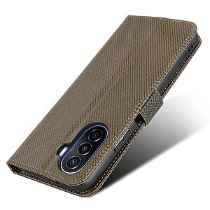 Θήκη Huawei Nova Y70 Mad Mask Leather Wallet Case Series 3 με βάση στήριξης, υποδοχές καρτών και μαγνητικό κούμπωμα Flip Wallet από συνθετικό δέρμα καφέ - Image 5