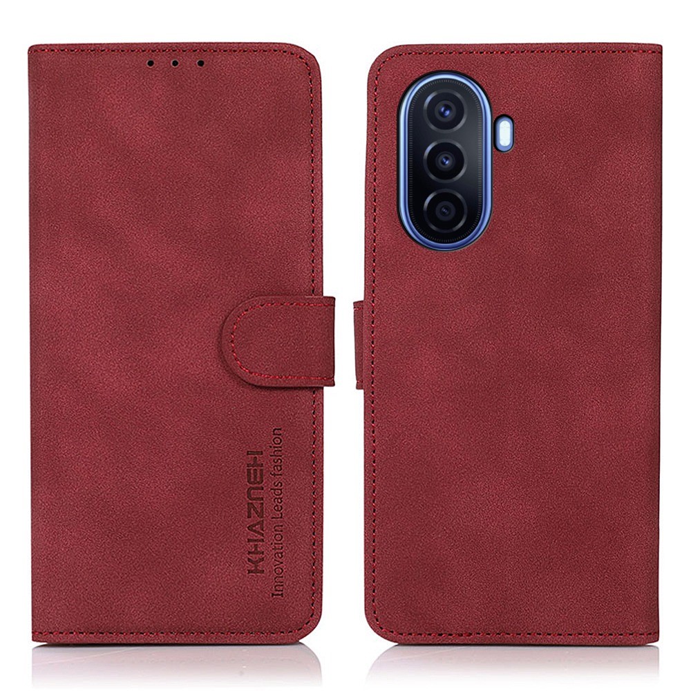 Θήκη Huawei Nova Y70 KHAZNEH Litchi Skin Texture Leather με βάση στήριξης Θήκη Huawei Nova Y70 KHAZNEH Litchi Skin Texture Leather με βάση στήριξης