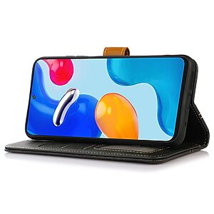 υποδοχές καρτών και μαγνητικό κούμπωμα μαύρο