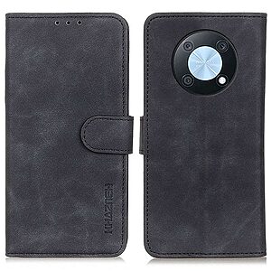 Θήκη Huawei Nova Y90 KHAZNEH Litchi Skin Texture Leather με βάση στήριξης