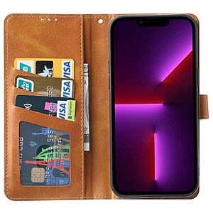 υποδοχές καρτών και μαγνητικό κούμπωμα κόκκινο