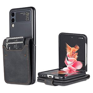 Θήκη Samsung Galaxy Z Flip4 5G Mad Mask Leather Wallet Case με βάση στήριξης