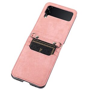 Θήκη Samsung Galaxy Z Flip4 5G Mad Mask Leather Wallet Case με κορδόνι για το λαιμό