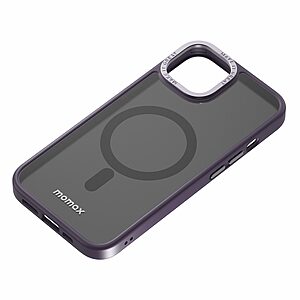 Θήκη iPhone 14 Pro MOMAX Matte Magnetic Series συμβατό με MagSafe φορτιστή, Πλάτη αντικραδασμική από Premium TPU και μεταλλικό περίβλημα κάμερας μωβ - Image 3