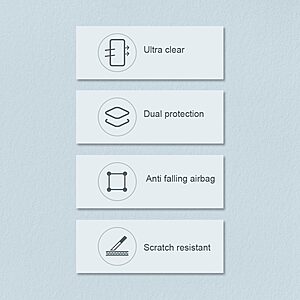 Θήκη iPhone 14 Pro Max NiLLkin Nature Pro Series Silicone Sockproof Transparent Πλάτη TPU μπλε - Image 4