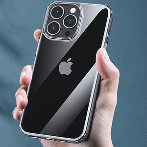 Θήκη iPhone 14 Pro ROCK Shockproof Πλάτη από Premium TPU διάφανη - Image 4