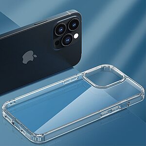 Θήκη iPhone 14 Pro ROCK Shockproof Πλάτη από Premium TPU διάφανη - Image 5