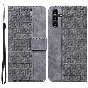 Θήκη Samsung Galaxy A13 5G Mad Mask Leather Wallet Case Geometry Style με βάση στήριξης