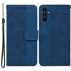 Θήκη Samsung Galaxy A13 5G Mad Mask Leather Wallet Case Geometry Style με βάση στήριξης