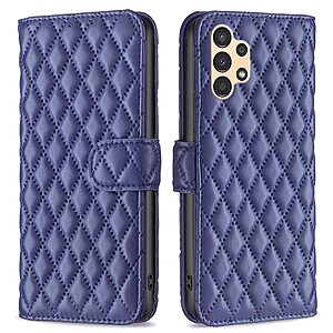 Θήκη Samsung Galaxy A13 5G / A13 BINFEN COLOR Rhombus Pattern Series με βάση στήριξης