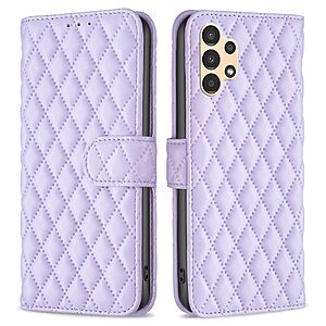Θήκη Samsung Galaxy A13 5G / A13 BINFEN COLOR Rhombus Pattern Series με βάση στήριξης