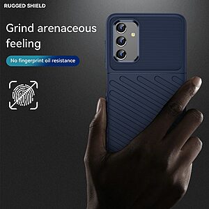 Θήκη Samsung Galaxy A13 5G / A13 / M13 5G Mad Mask Thunder Series Πλάτη από ενισχυμένο TPU μπλε - Image 3