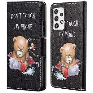 Θήκη Samsung Galaxy A23 / A23 5G OEM Angry bear with chainsaw με βάση στήριξης