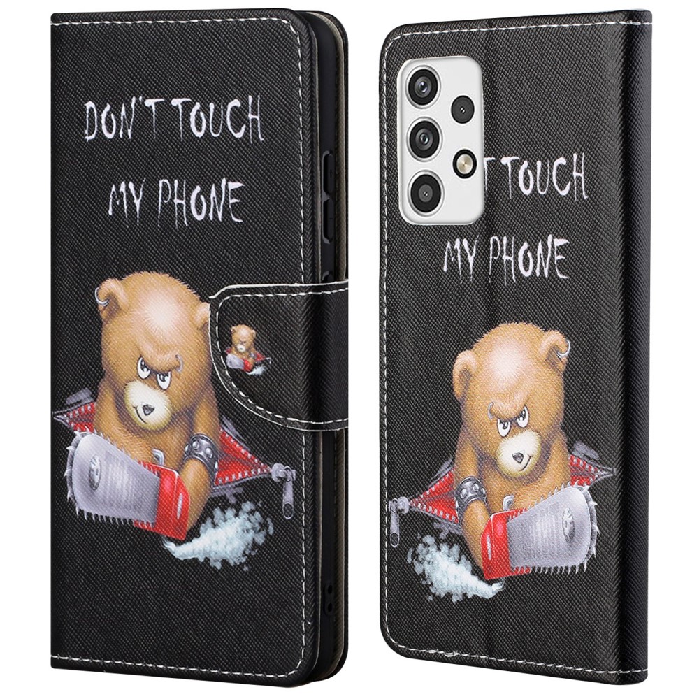 Θήκη Samsung Galaxy A23 / A23 5G OEM Angry bear with chainsaw με βάση στήριξης