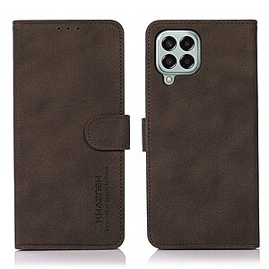 Θήκη Samsung Galaxy M33 5G KHAZNEH Litchi Skin Texture Leather με βάση στήριξης