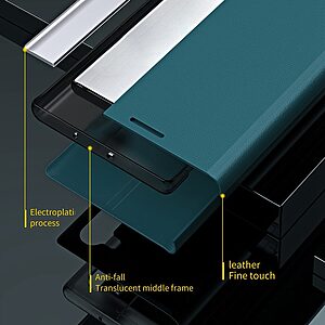 Θήκη Samsung Galaxy M33 5G New Design Leather Stand Cover από συνθετικό δέρμα λευκό - Image 3