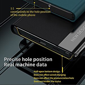 Θήκη Samsung Galaxy M33 5G New Design Leather Stand Cover από συνθετικό δέρμα λευκό - Image 4