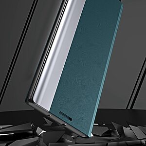 Θήκη Samsung Galaxy M33 5G New Design Leather Stand Cover από συνθετικό δέρμα λευκό - Image 5