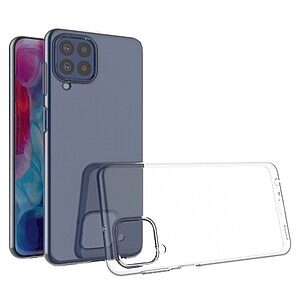 Θήκη Samsung Galaxy M33 5G OEM Silicone Sockproof V6 Anti-Slip Transparent Πλάτη TPU