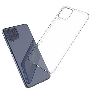 Θήκη Samsung Galaxy M33 5G OEM Silicone Sockproof V6 Anti-Slip Transparent Πλάτη TPU - Image 5