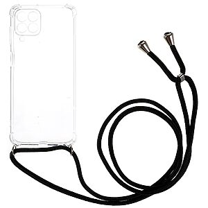 Θήκη Samsung Galaxy M33 5G OEM Silicone Sockproof Transparent πλάτη με κορδόνι από αντικραδασμικό TPU