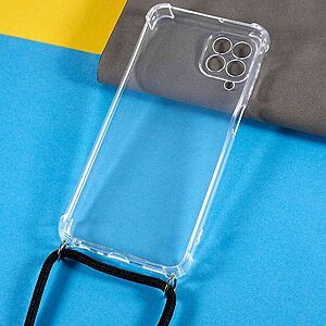 Θήκη Samsung Galaxy M33 5G OEM Silicone Sockproof Transparent πλάτη με κορδόνι από αντικραδασμικό TPU - Image 5