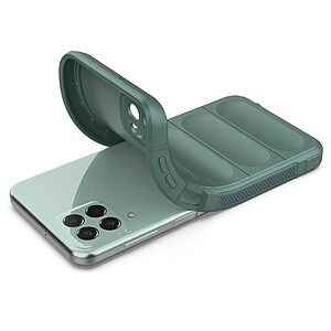 Θήκη Samsung Galaxy M33 5G Mad Mask Rugged Armor από σκληρό Premium TPU πράσινο - Image 3