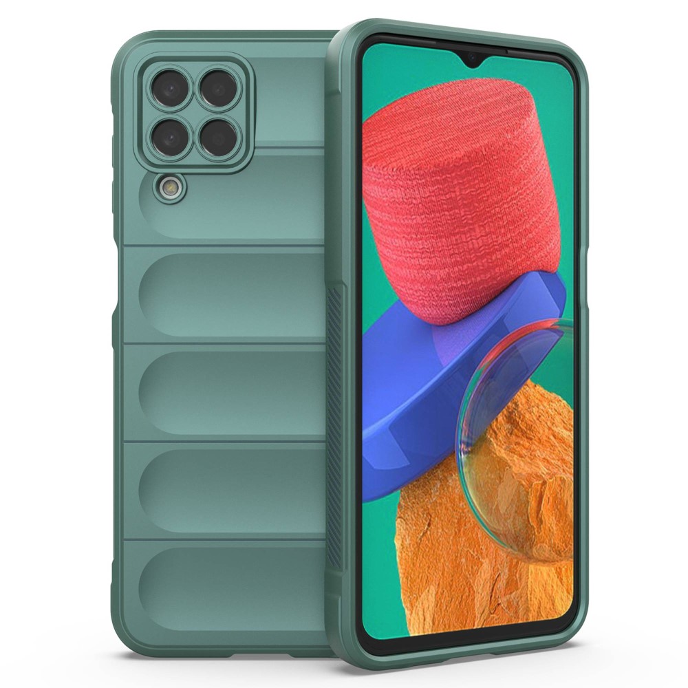 Θήκη Samsung Galaxy M33 5G Mad Mask Rugged Armor από σκληρό Premium TPU πράσινο