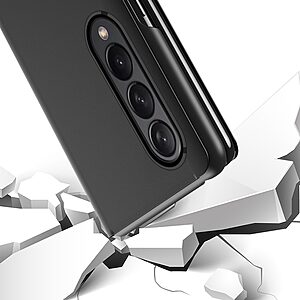 Θήκη Samsung Galaxy Z Fold4 5G OEM Mirror Surface View Stand Case Cover Flip Window ροζ χρυσό - Image 5