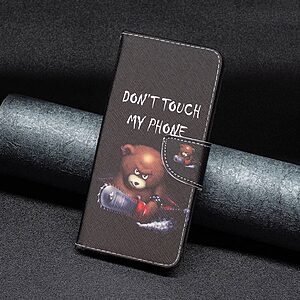Θήκη Xiaomi 12 Lite 5G OEM Angry bear with chainsaw με βάση στήριξης, υποδοχές καρτών και μαγνητικό κούμπωμα Flip Wallet από συνθετικό δέρμα και TPU - Image 4