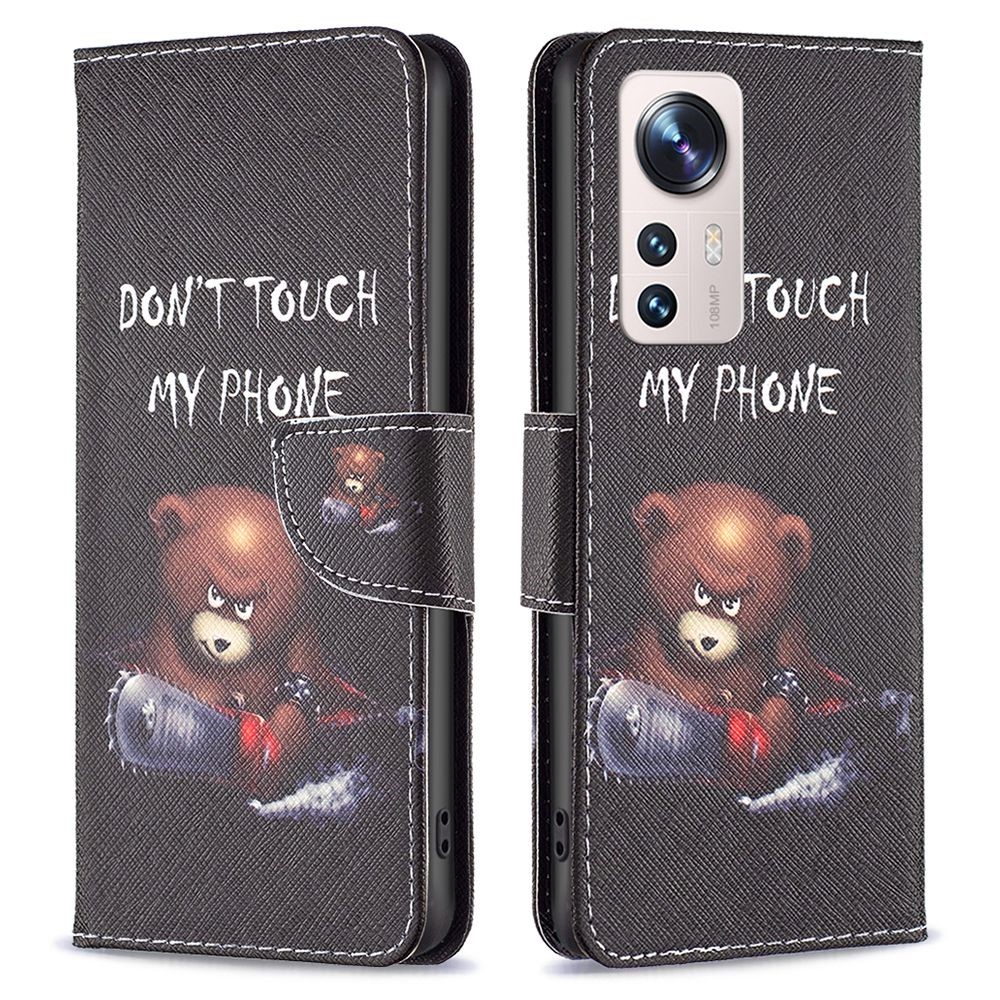 Θήκη Xiaomi 12 Lite 5G OEM Angry bear with chainsaw με βάση στήριξης