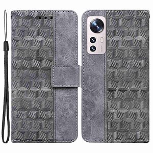 Θήκη Xiaomi 12 Lite 5G Mad Mask Leather Wallet Case Geometry Style με βάση στήριξης