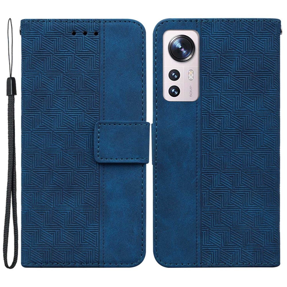 Θήκη Xiaomi 12 Lite 5G Mad Mask Leather Wallet Case Geometry Style με βάση στήριξης