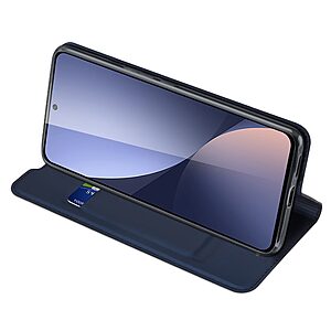 Θήκη Xiaomi 12 Lite 5G DUX DUCIS Skin Pro Series με βάση στήριξης, υποδοχή καρτών και μαγνητικό κούμπωμα Flip Wallet από συνθετικό δέρμα και TPU μπλε - Image 5
