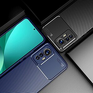 Θήκη Xiaomi 12 Lite 5G Mad Mask Beetle Series Carbon Fiber Πλάτη TPU μαύρο - Image 5