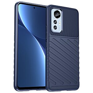 Θήκη Xiaomi 12 Lite 5G Mad Mask Thunder Series Πλάτη από ενισχυμένο TPU μπλε