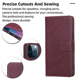 Θήκη Xiaomi Poco C40 Mad Mask RFID Blocking Προστασία Ασύρματης Ανάγνωσης Καρτών Leather με βάση στήριξης, υποδοχές καρτών και μαγνητικό κούμπωμα κόκκινο - Image 5