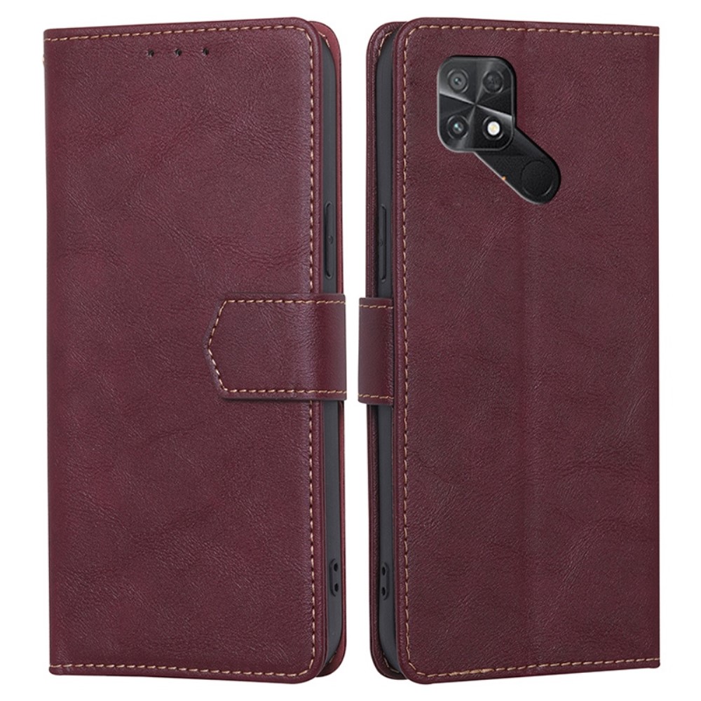 Θήκη Xiaomi Poco C40 Mad Mask RFID Blocking Προστασία Ασύρματης Ανάγνωσης Καρτών Leather με βάση στήριξης