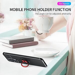 Θήκη Xiaomi Poco X4 GT 5G OEM Magnetic Ring Kickstand / Μαγνητικό δαχτυλίδι / Βάση στήριξης TPU μαύρο / μπλε - Image 3