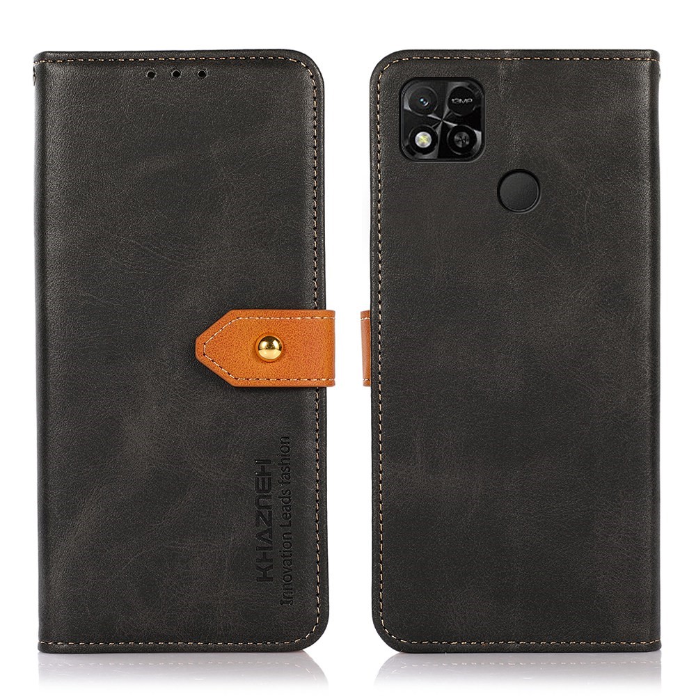 Θήκη Xiaomi Redmi 10A KHAZNEH Leather Wallet Golden Clasp με βάση στήριξης