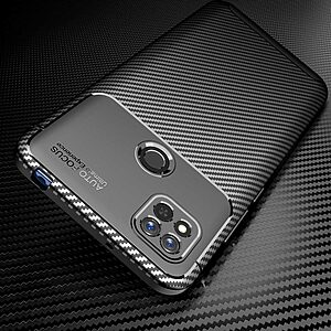 Θήκη Xiaomi Redmi 10A Mad Mask Beetle Series Carbon Fiber Πλάτη TPU μαύρο - Image 5