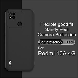 Θήκη Xiaomi Redmi 10A IMAK UC-3 Series Soft Ultra Slim TPU πλάτη μαύρο - Image 4