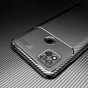 Θήκη Xiaomi Redmi 10A Mad Mask Beetle Series Carbon Fiber Πλάτη TPU μπλε - Image 4