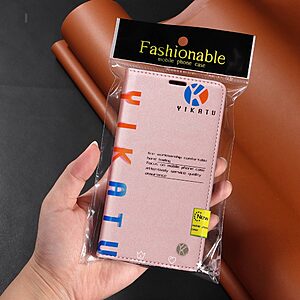 Θήκη Samsung Galaxy A23 / A23 5G YIKATU Yikatu Folio Series με βάση στήριξης, υποδοχή καρτών και μαγνητικό κούμπωμα Flip Wallet από συνθετικό δέρμα και TPU ροζ χρυσό - Image 5