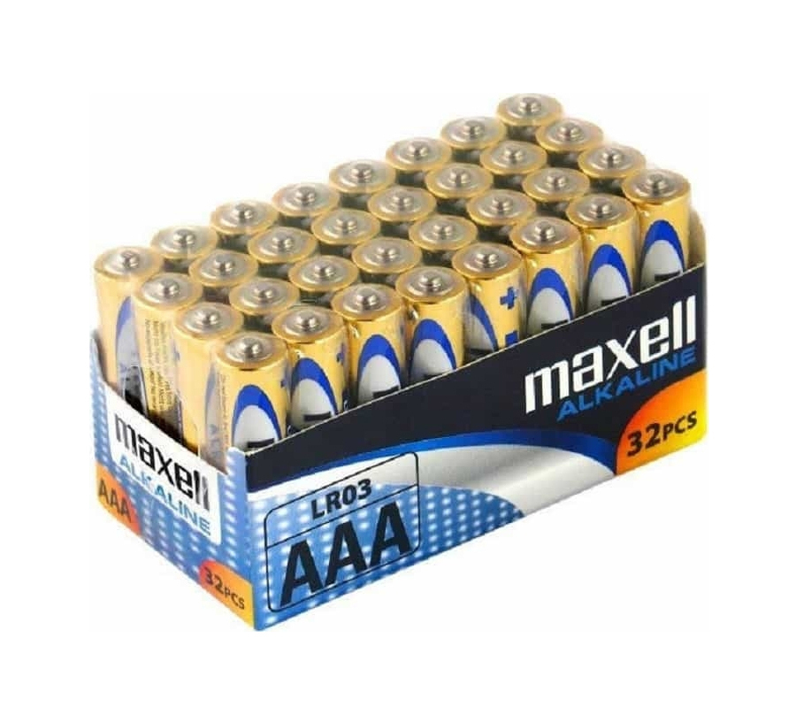 Maxell Αλκαλικές Μπαταρίες AAA 1.5V 32τμχ
