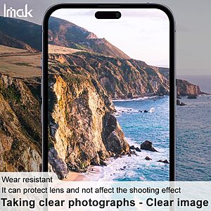 Αντιχαρακτικό γυαλί κάμερας IMAK για iPhone 14 Pro / 14 Pro Max Camera lens Tempered Glass 9H – 0.15mm - Image 3