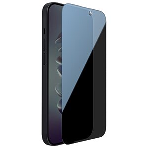 NiLLkin Amazing Anti Spy για iPhone 14 Pro Max (Πλήρης Κάλυψη) Αντιχαρακτικό γυαλί Tempered Glass 9H – 0.33mm μαύρο - Image 3