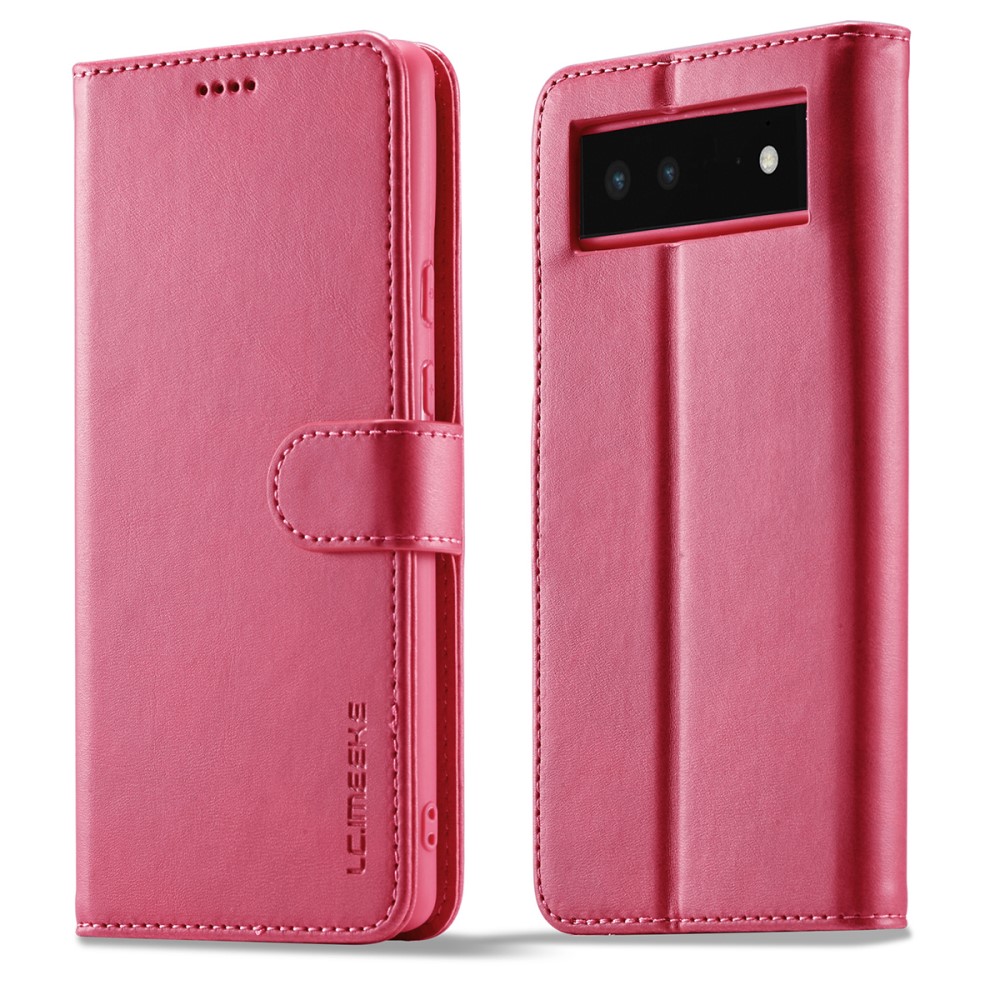 Θήκη Google Pixel 6 5G LC.IMEEKE PU Leather Series με βάση στήριξης