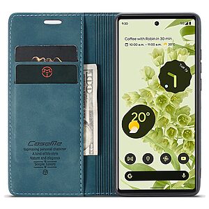 υποδοχές καρτών και μαγνητικό κούμπωμα από συνθετικό δέρμα και TPU πράσινο