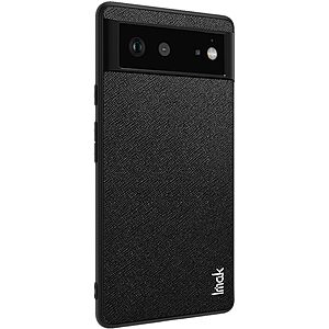 Θήκη Google Pixel 6 5G IMAK LX-5 Series Series με leather coated ενισχυμένες γωνίες από Premium ανθεκτικό TPU μαύρο - Image 3